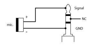 Circuit with Right channel not-connected